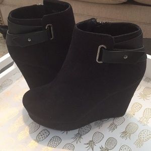 Wedge Bootie. NWOT. Soda Brand